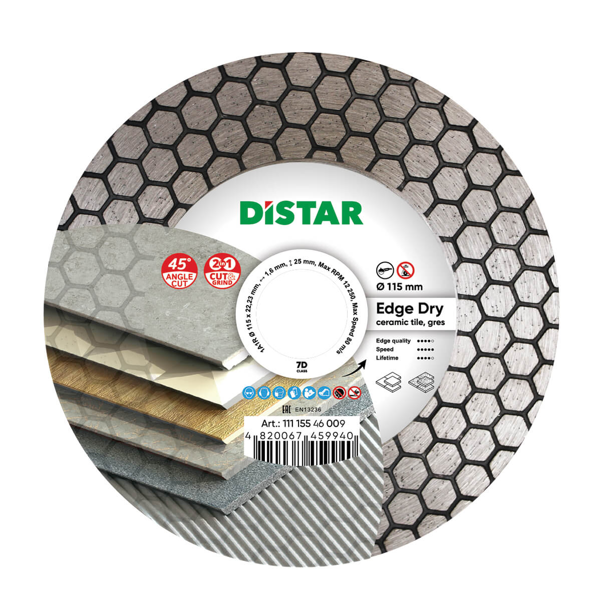 REZNA PLOČA DISTAR EDGE DRY 115